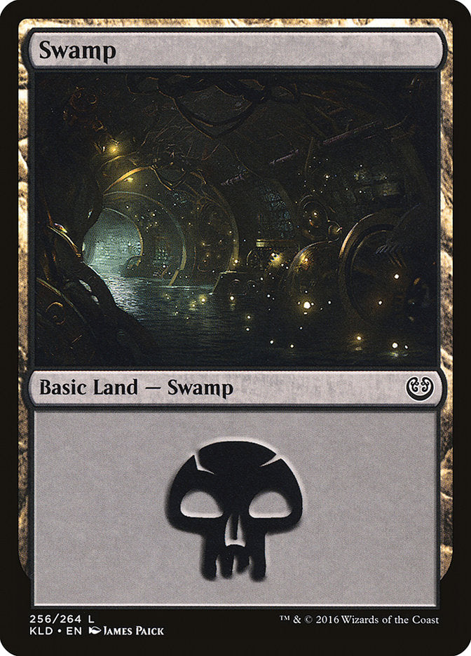 Swamp (#256) - (Foil): Kaladesh