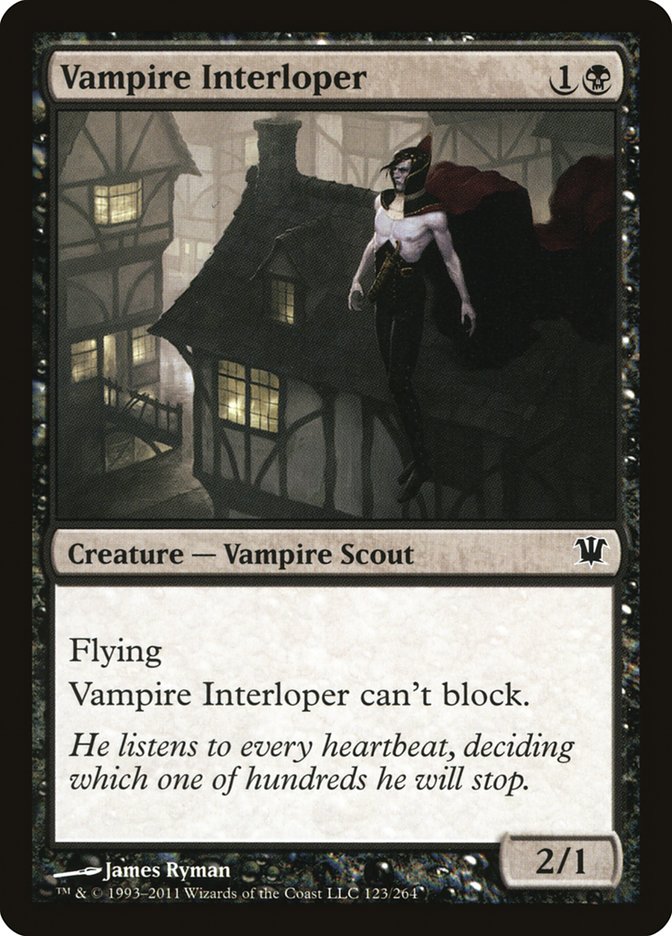 Vampire Interloper - (Foil): Innistrad