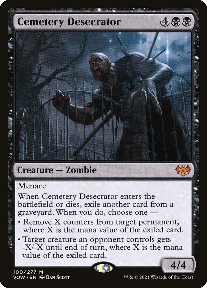 Cemetery Desecrator - (Foil): Innistrad: Crimson Vow