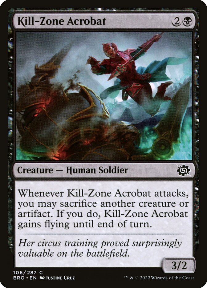Kill-Zone Acrobat - (Foil): The Brothers' War