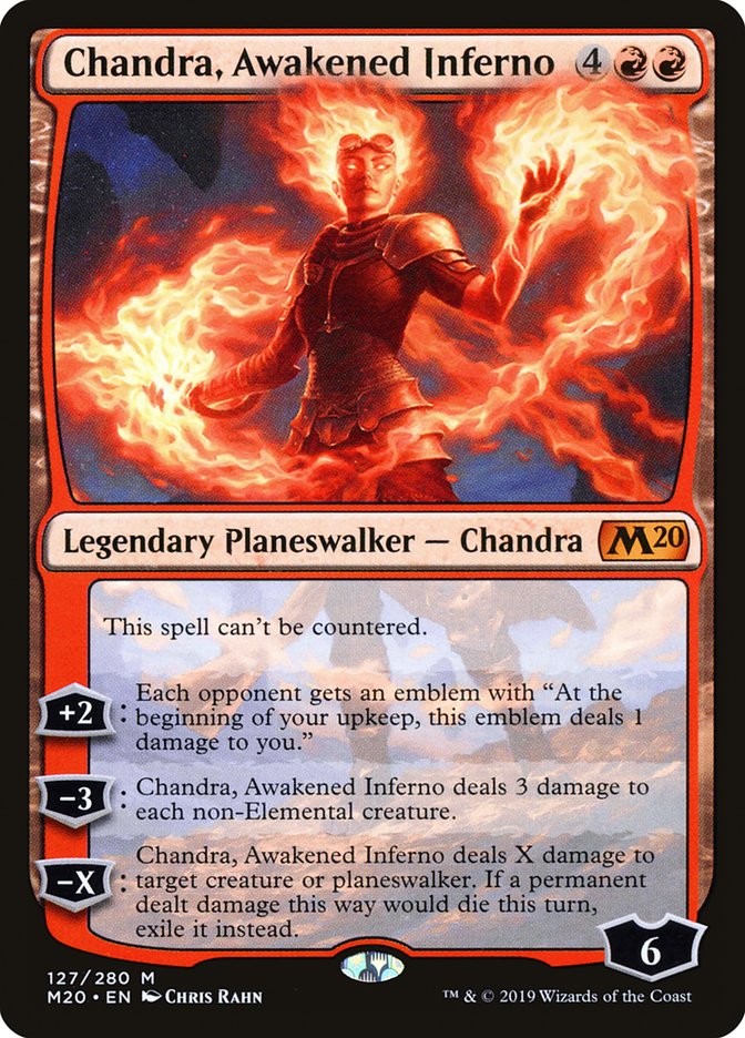 Chandra, Awakened Inferno - (Foil): Core Set 2020