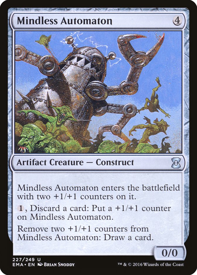 Mindless Automaton - (Foil): Eternal Masters