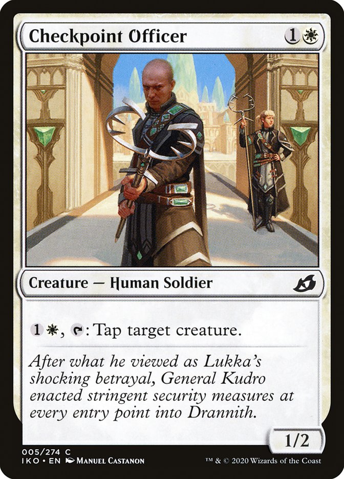 Checkpoint Officer - (Foil): Ikoria: Lair of Behemoths