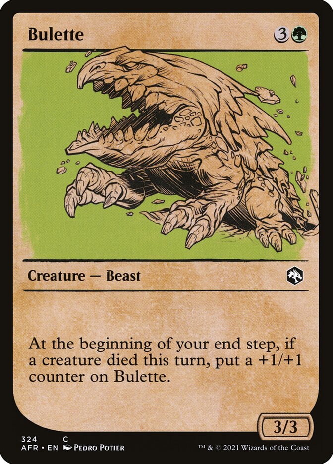 Bulette (Showcase) - (Foil): Adventures in the Forgotten Realms