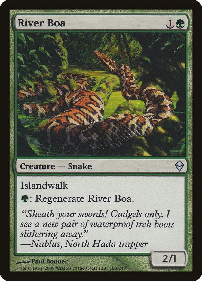 River Boa: Zendikar