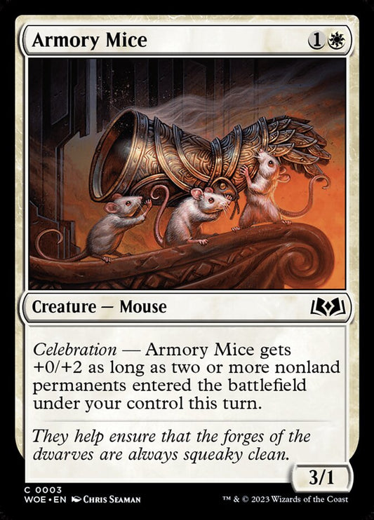 Armory Mice - (Foil): Wilds of Eldraine