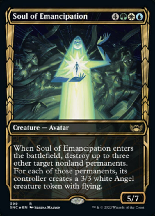 Soul of Emancipation (Showcase) (Gilded Foil) - (Foil): Streets of New Capenna