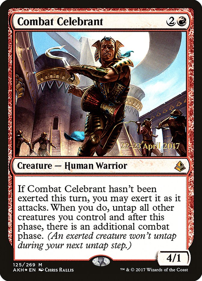 Combat Celebrant (Prerelease) (Amonkhet) - (Foil): Amonkhet Promos