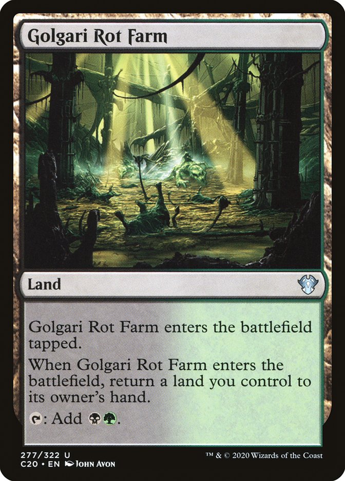 Golgari Rot Farm: Commander 2020