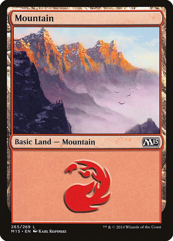Mountain (#265) - (Foil): Magic 2015