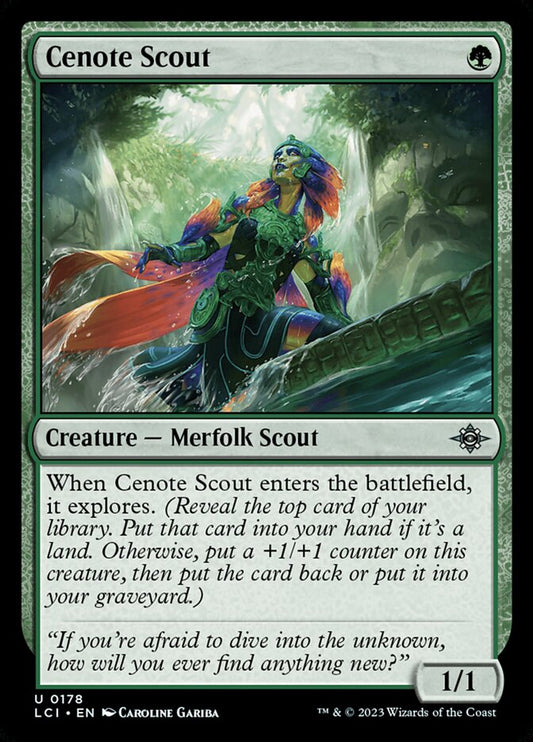 Cenote Scout - (Foil): Lost Caverns of Ixalan