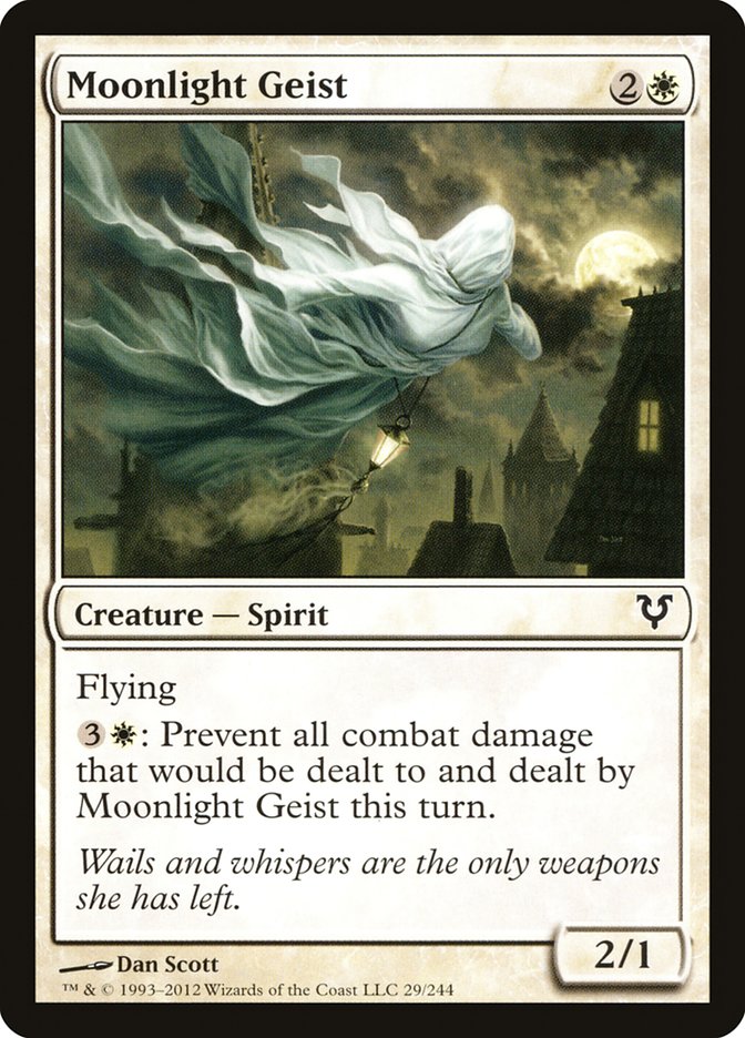 Moonlight Geist - (Foil): Avacyn Restored