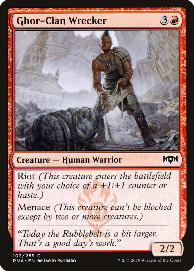 Ghor-Clan Wrecker - (Foil): Ravnica Allegiance