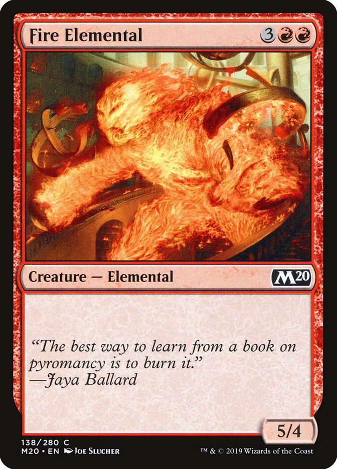 Fire Elemental: Core Set 2020