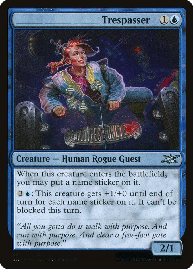 _____ _____ _____ Trespasser - (Foil): Unfinity