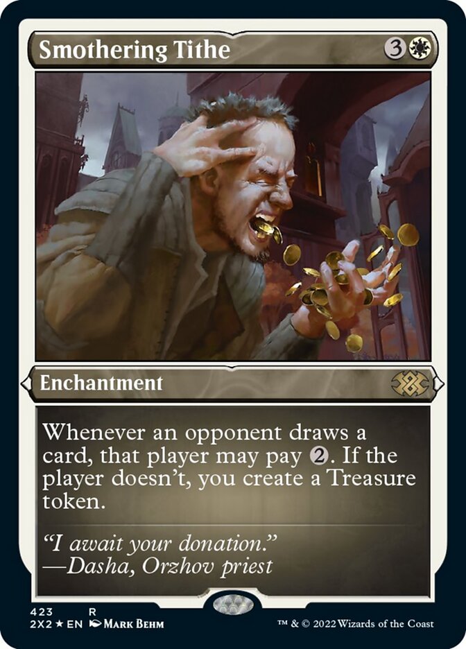 Smothering Tithe (Foil Etched) - (Foil): Double Masters 2022