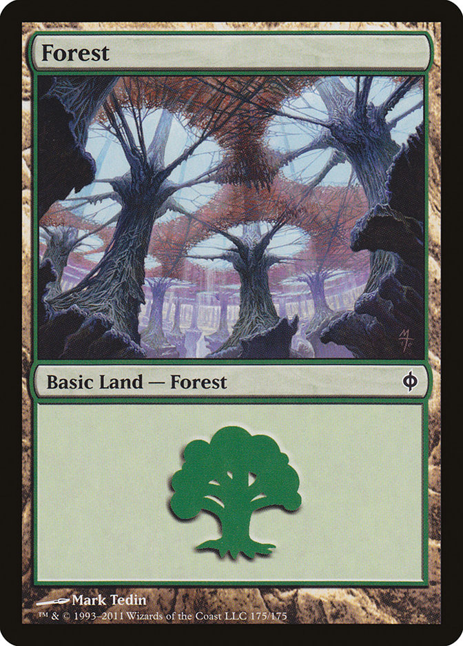Forest (#175) - (Foil): New Phyrexia