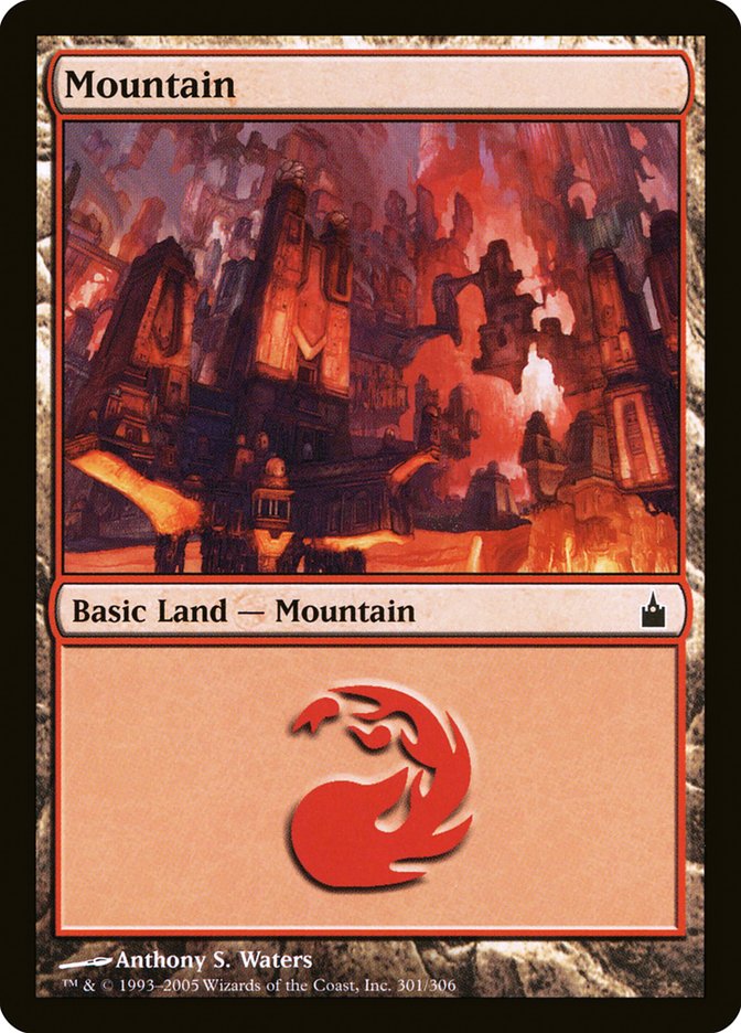 Mountain (#301): Ravnica: City of Guilds
