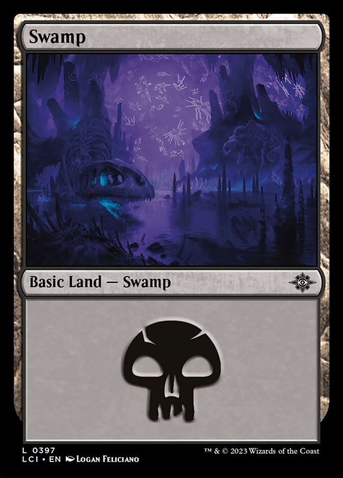 Swamp (#397) - (Foil): Lost Caverns of Ixalan