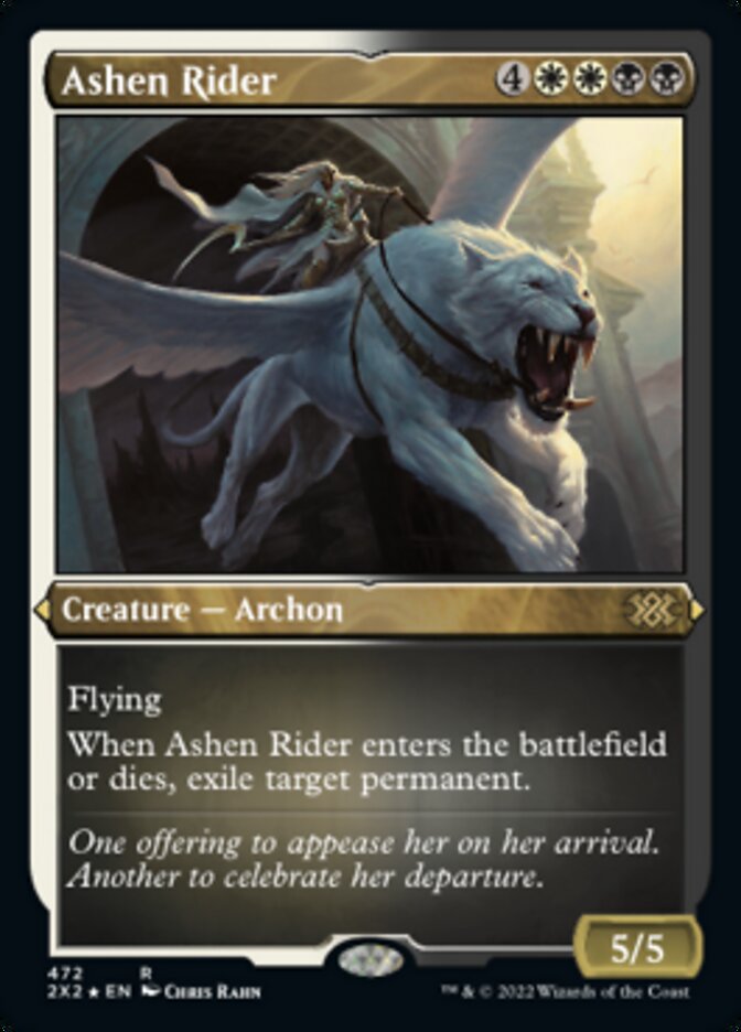 Ashen Rider (Foil Etched) - (Foil): Double Masters 2022