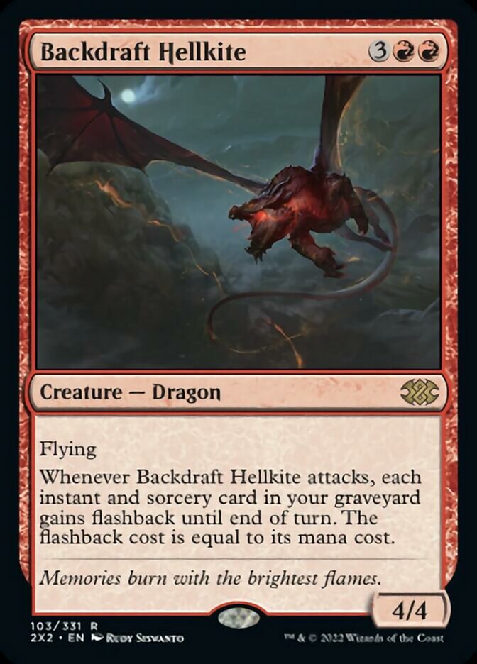 Backdraft Hellkite: Double Masters 2022