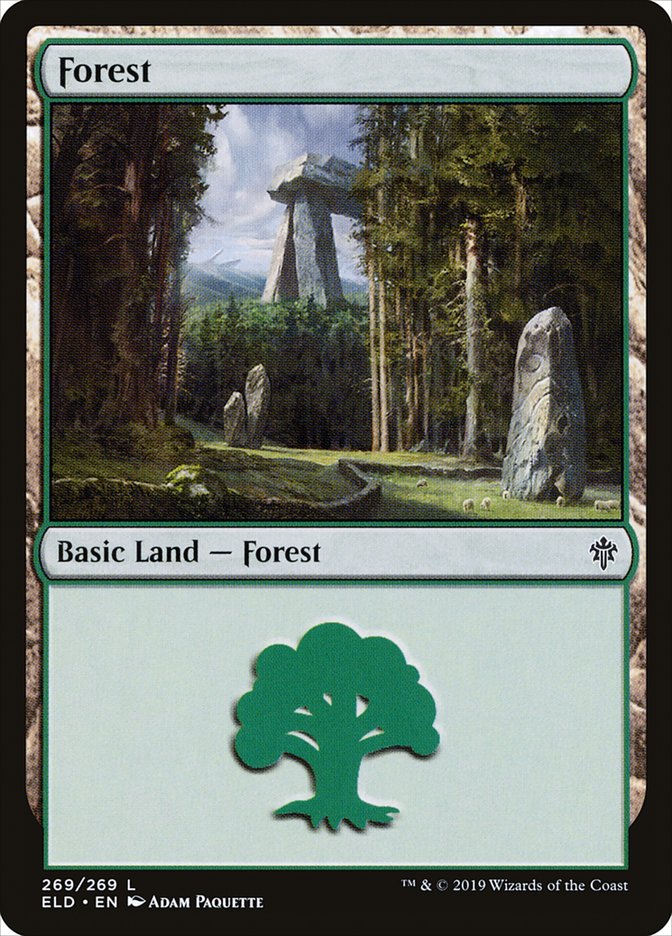 Forest (#269): Throne of Eldraine