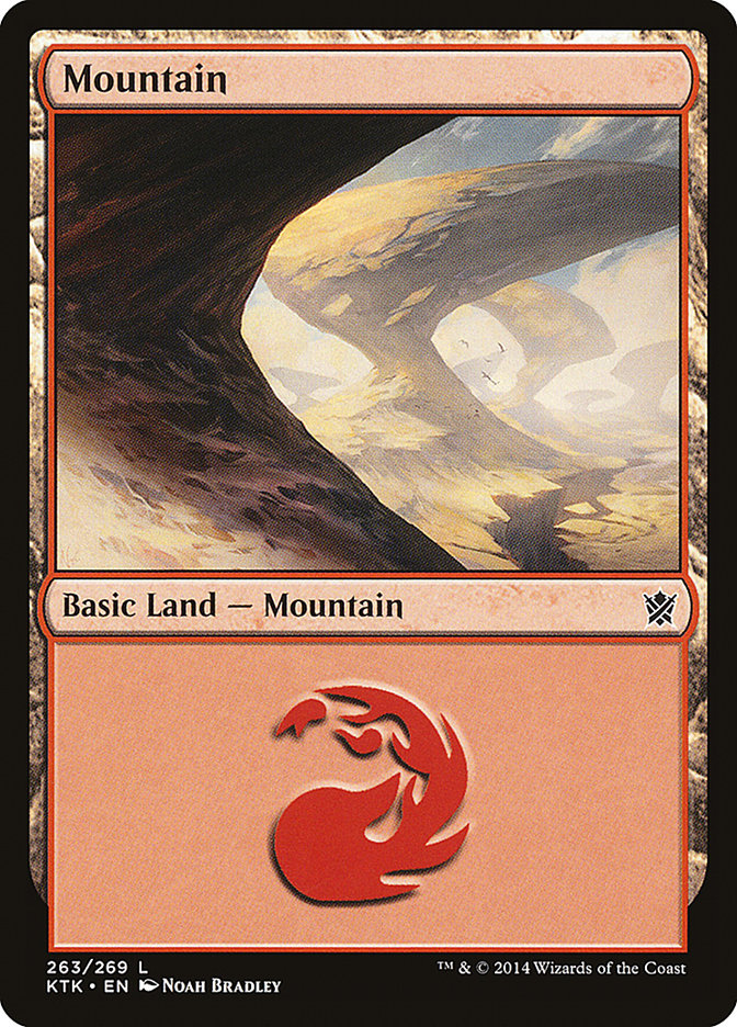 Mountain (#263): Khans of Tarkir