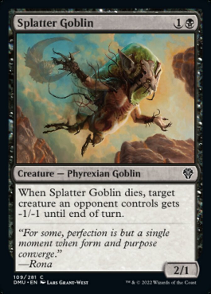 Splatter Goblin: Dominaria United