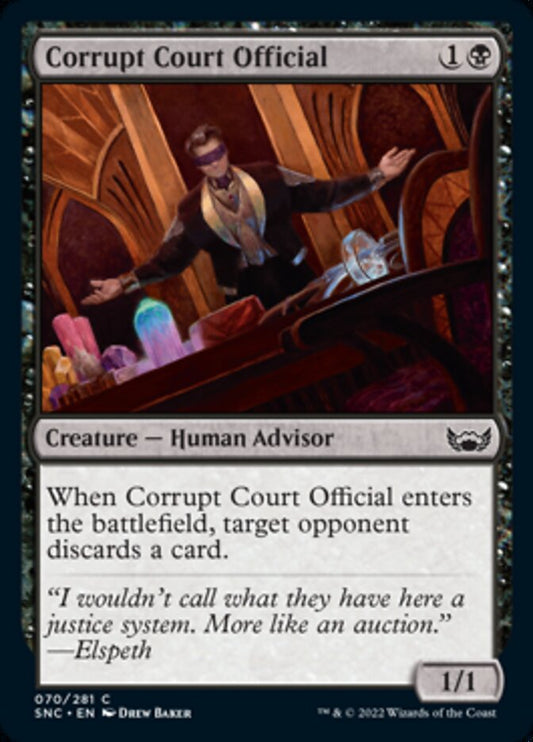 Corrupt Court Official - (Foil): Streets of New Capenna