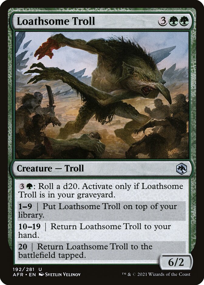 Loathsome Troll - (Foil): Adventures in the Forgotten Realms
