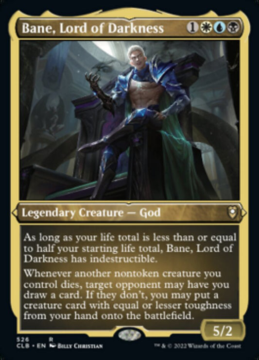 Bane, Lord of Darkness (Foil Etched) - (Foil): Commander Legends: Battle for Baldur's Gate
