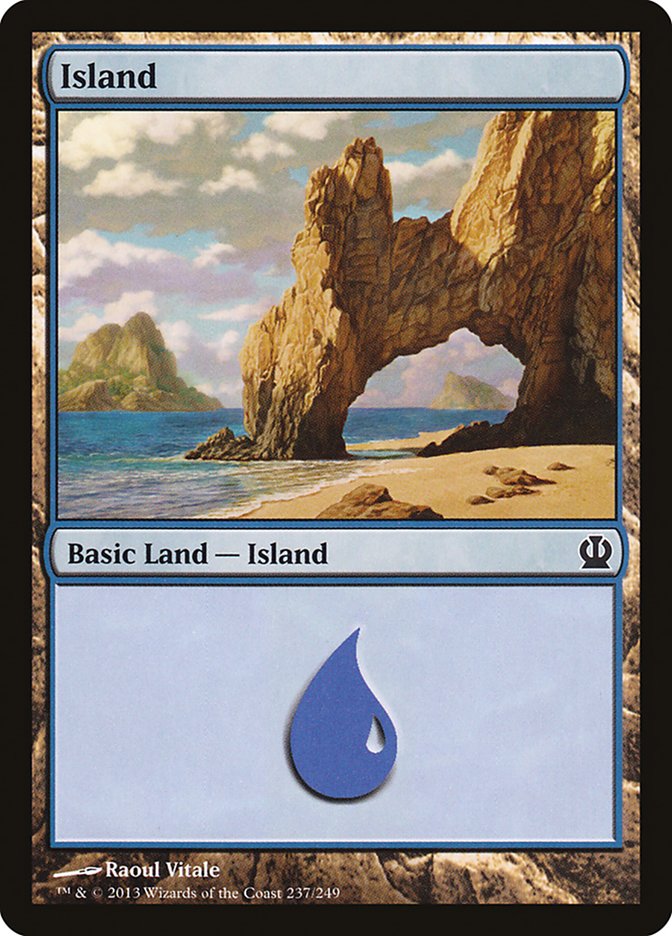 Island (#237) - (Foil): Theros