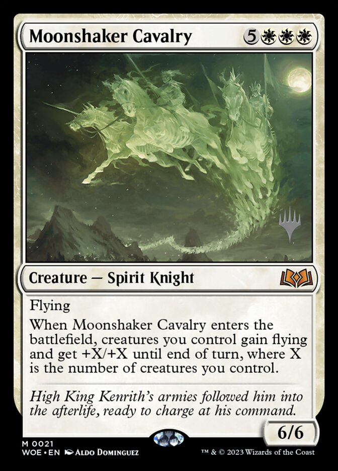 Moonshaker Cavalry: Wilds of Eldraine Promos