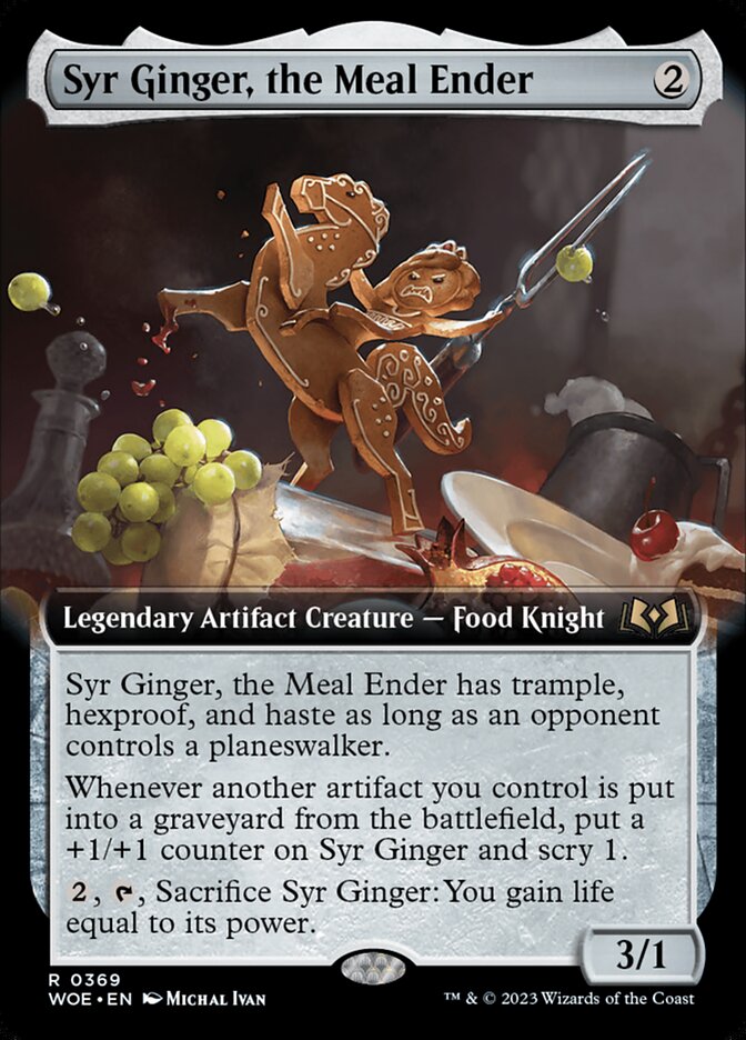 Syr Ginger, the Meal Ender (Extended Art) - (Foil): Wilds of Eldraine