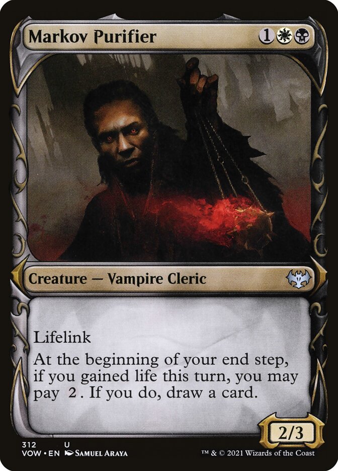 Markov Purifier (Showcase) - (Foil): Innistrad: Crimson Vow