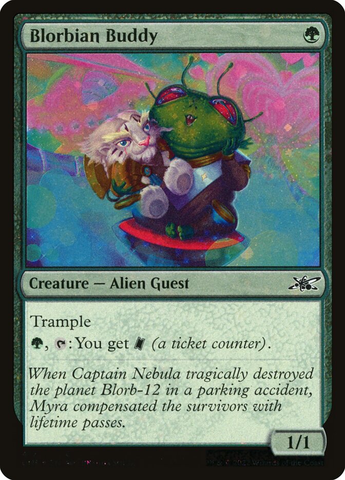 Blorbian Buddy (Galaxy Foil) - (Foil): Unfinity