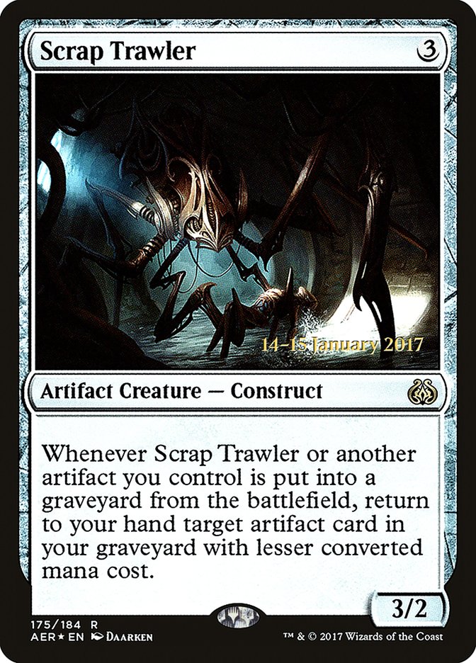Scrap Trawler (Prerelease) (Aether Revolt) - (Foil): Aether Revolt Promos