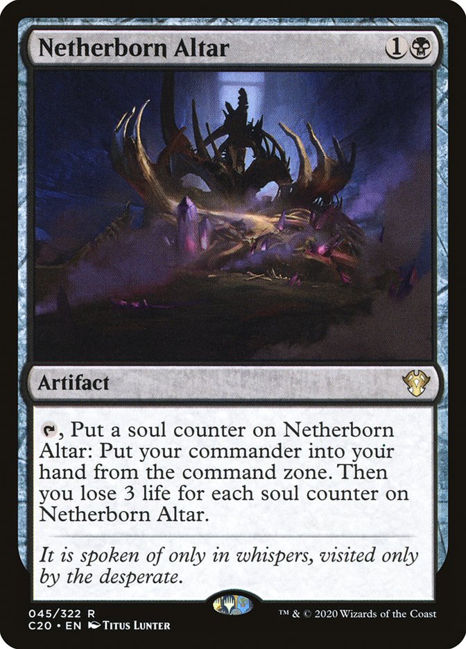 Netherborn Altar: Commander 2020