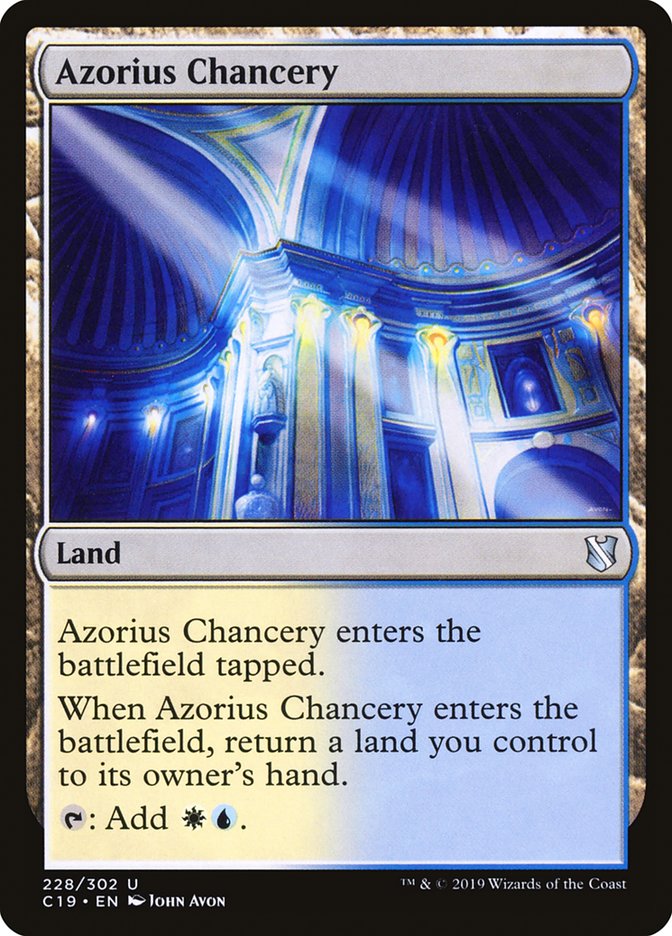 Azorius Chancery: Commander 2019