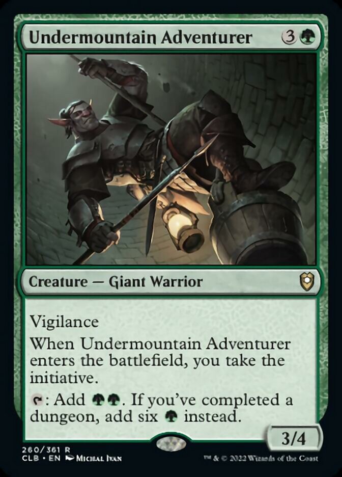 Undermountain Adventurer - (Foil): Commander Legends: Battle for Baldur's Gate
