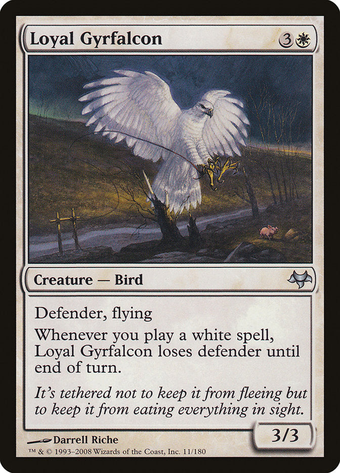 Loyal Gyrfalcon - (Foil): Eventide