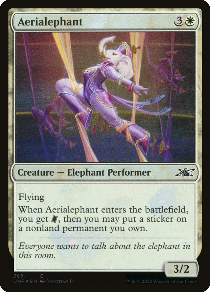 Aerialephant (Galaxy Foil) - (Foil): Unfinity