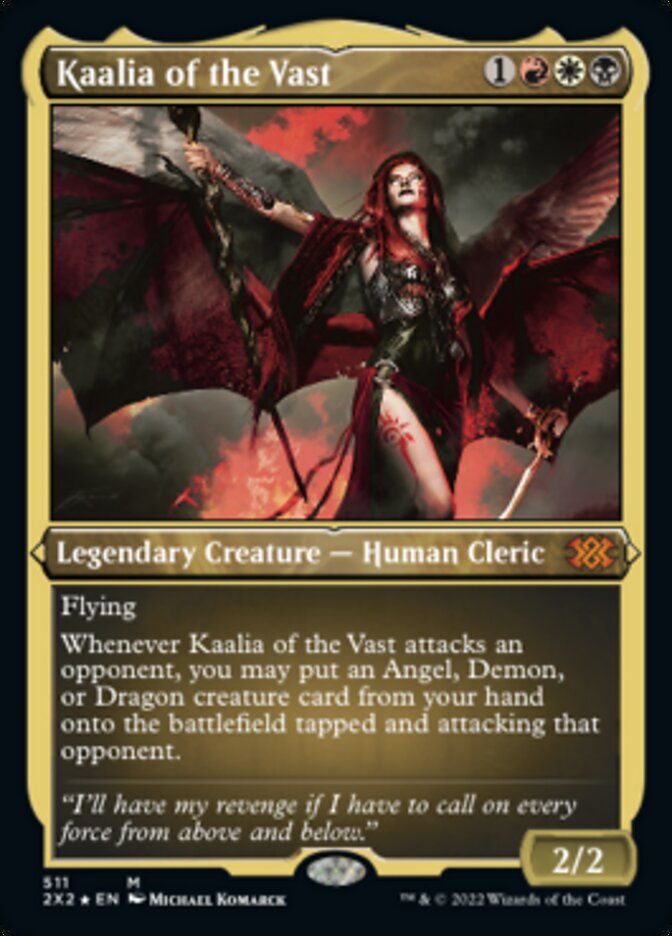 Kaalia of the Vast (Foil Etched) - (Foil): Double Masters 2022