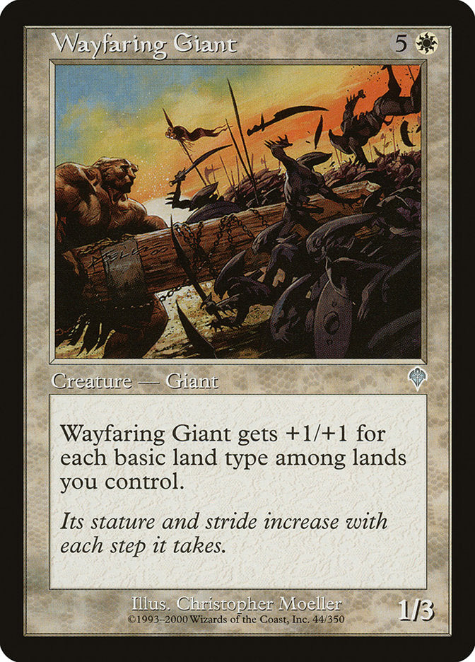 Wayfaring Giant - (Foil): Invasion