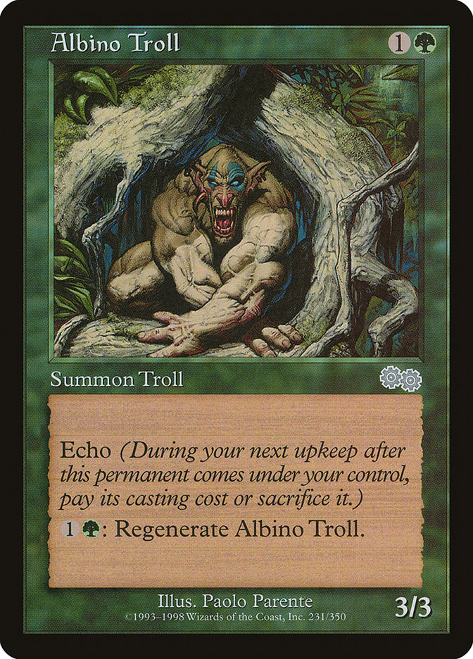 Albino Troll: Urza's Saga