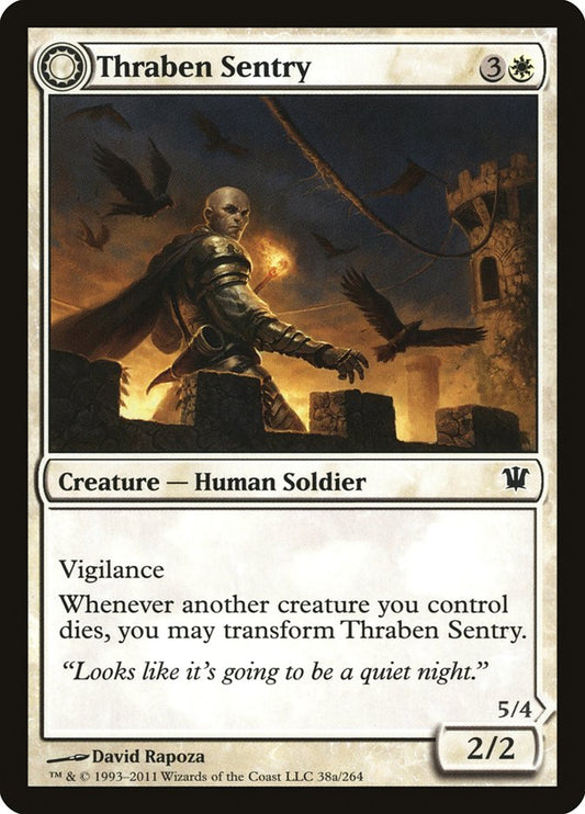 Thraben Sentry // Thraben Militia: Innistrad