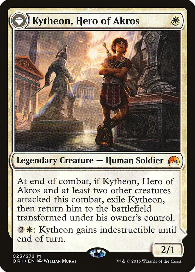Kytheon, Hero of Akros // Gideon, Battle-Forged - (Foil): Magic Origins