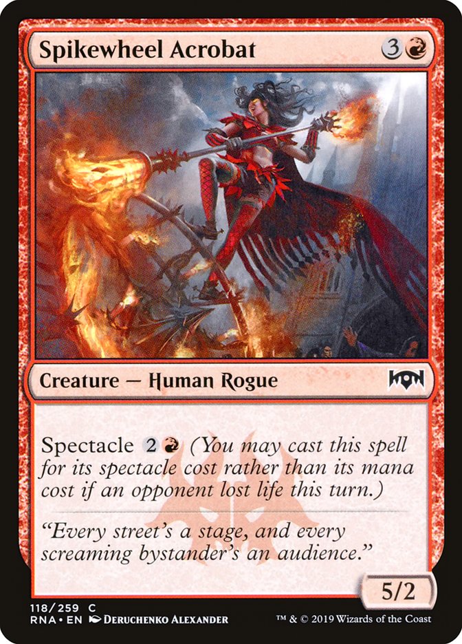 Spikewheel Acrobat - (Foil): Ravnica Allegiance