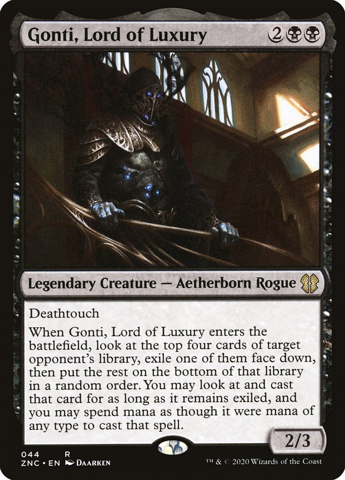 Gonti, Lord of Luxury: Zendikar Rising Commander