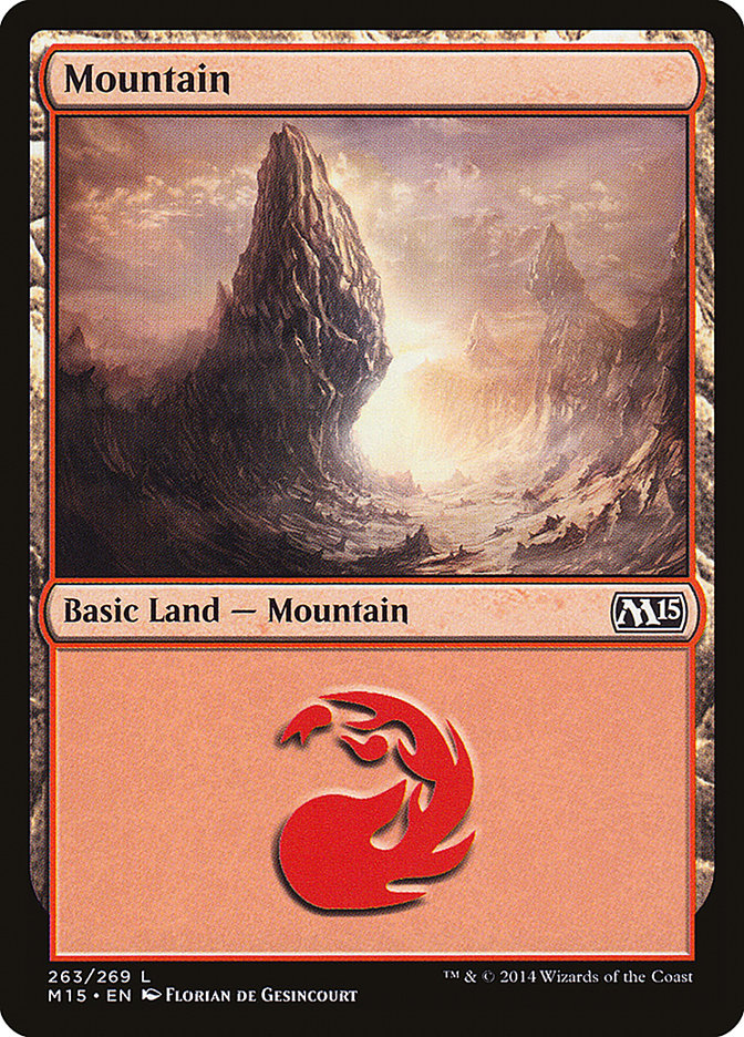 Mountain (#263) - (Foil): Magic 2015